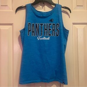 Carolina Panthers New Era Space Dye Active Split back Tank Top Women’s Size M